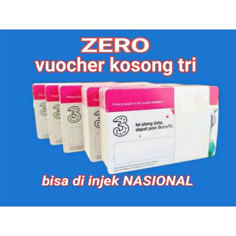 Jual Voucher Zero Tri Voucher Kosong Tri Voucher Pisik Shopee Indonesia