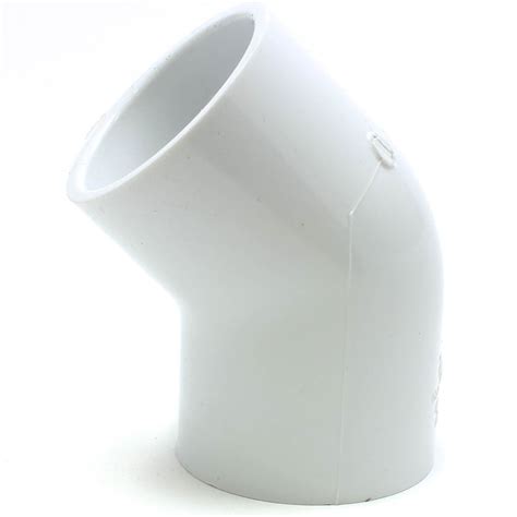 Pvc Schedule 40 45 Degree Elbow Slip X Slip Savko Plastic Pipe And Fittings