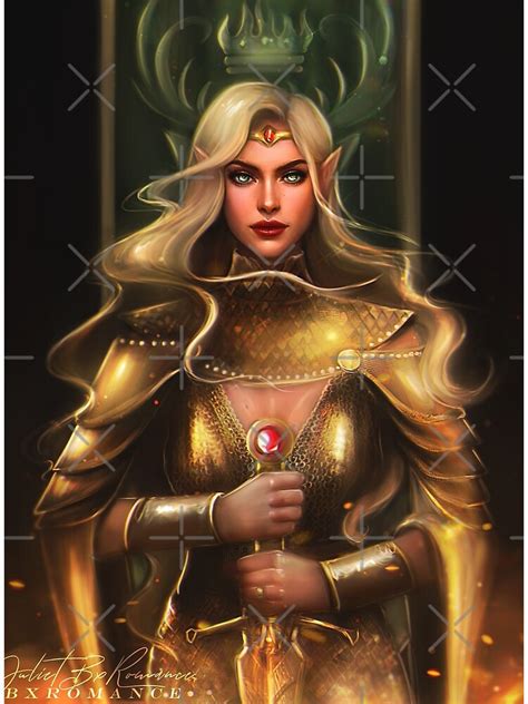 Aelin Ashryver Whitethorn Galathynius Poster By Bxromance Redbubble