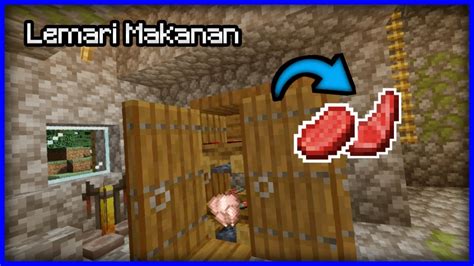 CARA MEMBUAT LEMARI MAKANAN DI MINECRAFT YouTube