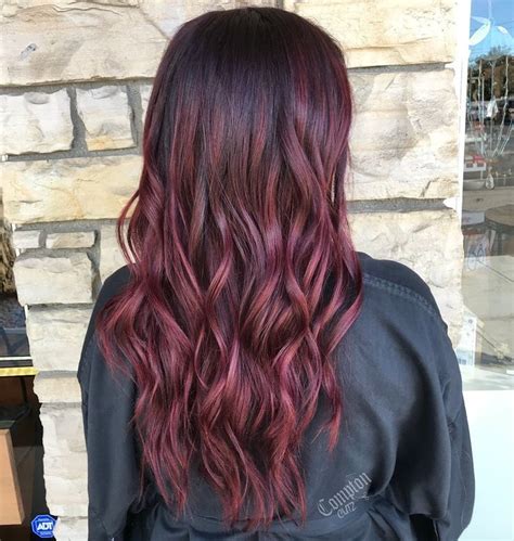 11 Mulled Wine Hair Ideas For Winter 2018 Wine Hair Merlot Hair Color Wine Hair Color