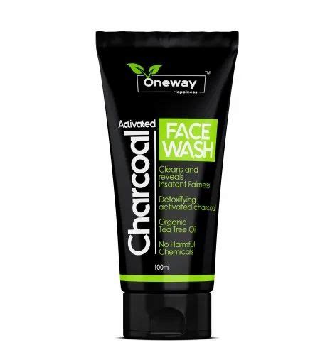 Oneway Happiness Black Charcoal Face Wash 100ml Gel Age Group Adults