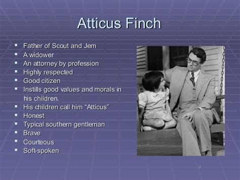 Character Traits For Atticus In To Kill A Mockingbird