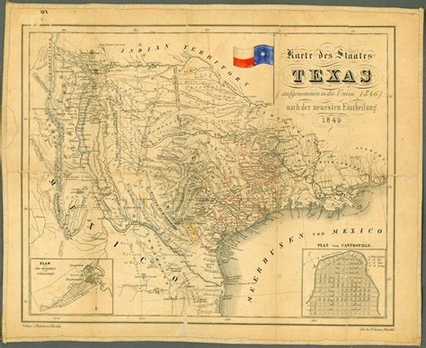 Early Texas Map Texas Map German Map Historical Maps