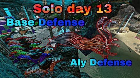 Ark Mobile Solo Base Defense And Defending Aly Defendendo Base E