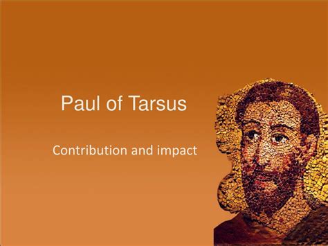 Ppt Paul Of Tarsus Powerpoint Presentation Free Download Id 2498962