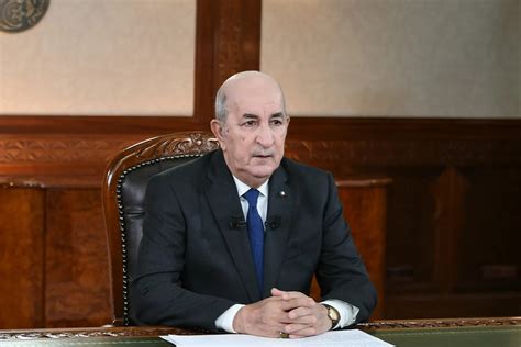 Le Président Tebboune appelle la communauté internationale à assumer