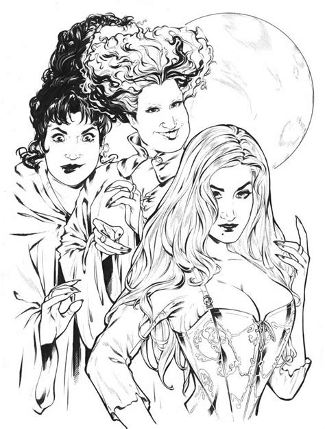 Hocus Pocus Coloring Pages