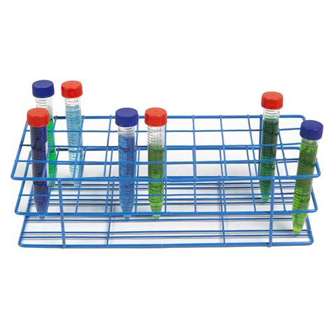 Heathrow Scientific Well Coated Wire Rack Fits Mm Tubes Blue