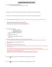 Unfinishunit B Macro Test Study Guide Docx Macroeconomics Study