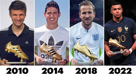 Fifa World Cup All Golden Boot Winners 1930 2022 Youtube