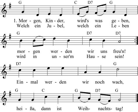 Lied Morgen Kinder Wird S Was Geben Kinder Lied Nikolaus Lieder