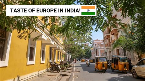 French Colonial Buildings In Pondicherry Pondicherry Vlog Youtube