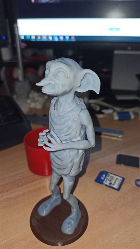 3d Printable Dobby From Harry Potter • Made With Anycubic Photon S・cults