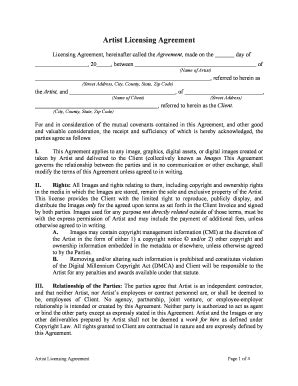 Licensing Agreement Form Complete With Ease Airslate Signnow