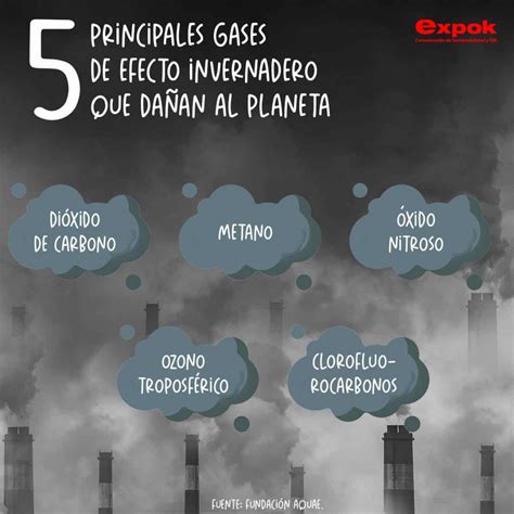 Principales Gases De Efecto Invernadero Que Da An Al Planeta