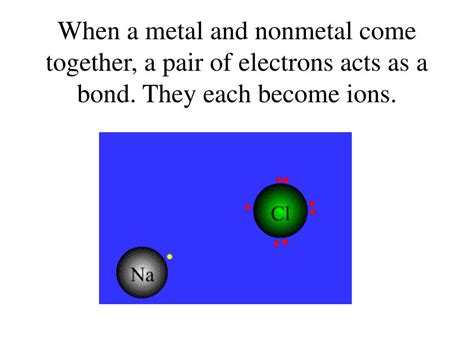 PPT - The Metal – Nonmetal Bond PowerPoint Presentation, free download ...