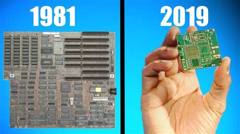 Evolution Computer Motherboard 1981 2019 Youtube