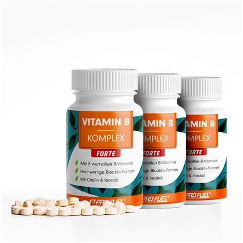 Vitamin B Komplex Alle 8 B Vitamine Hochdosiert 180 Tab