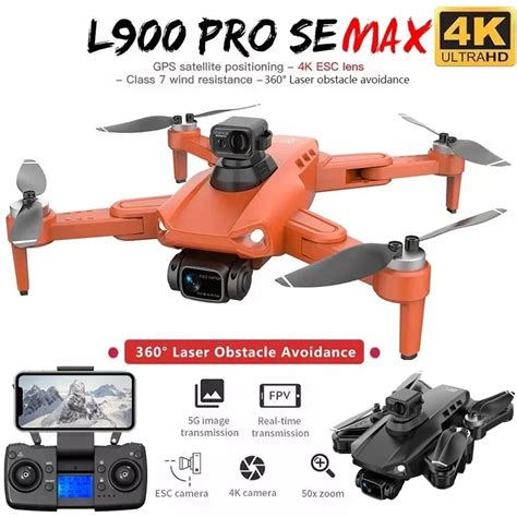 Dron Cuadric Ptero Teledirigido L900 Pro SE MAX Con GPS 4K C Mara Dual