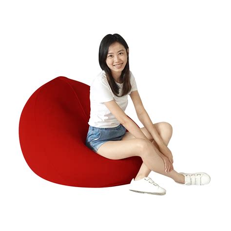 Dropzzz Spandex Bean Bag By Sg Beans Red Epp Beans Filling Dt