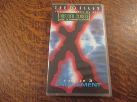 CASSETTE VHS THE X Files Aux Frontieres Du Reel Dossier 3 Enlevement