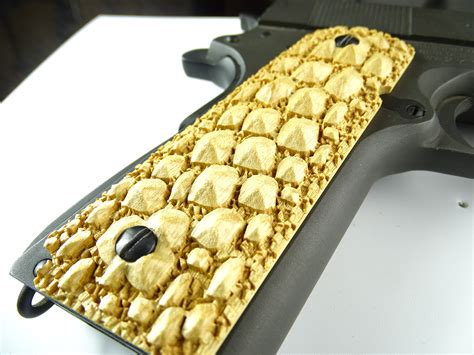 1911 Gator Grips In Ivorywood House Of Grips