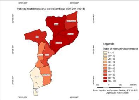 Mapa De Espacialização Da Pobreza Multidimensional Em Moçambique Download Scientific Diagram