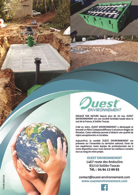 Brochure Plaquette Ouest Environnement Ouest Environnement