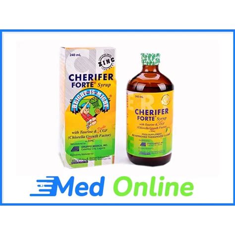 Cherifer Forte Syrup With Taurine And Cgf Zinc Lazada Ph