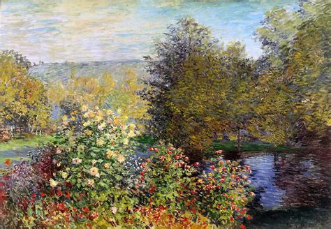 A Corner Of The Garden At Montgeron By Claude Monet Painting By Ed