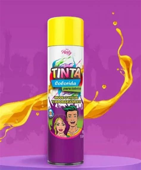 Tinta Colorida Para Cabelos My Party Spray 150ml