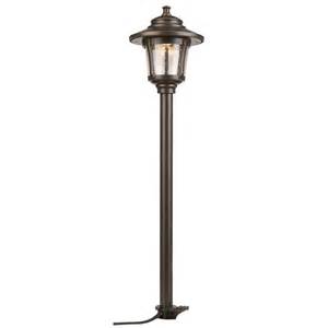 Hampton Bay Low-Voltage 10-Watt Equivalent Oil-Rubbed Bronze Outdoor Integrated LED Landscape ...