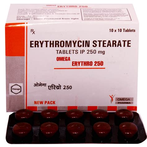 Erythro 250 Tablet 10 S Price Uses Side Effects Composition Apollo