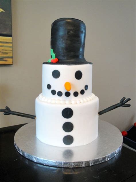 Snowman Cake - CakeCentral.com