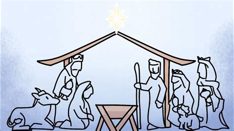 Nativity Scene Animation Merry Christmas Youtube