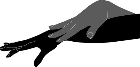 Silhouette hand holding illustration 47312964 Vector Art at Vecteezy