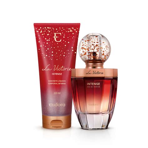 Kit La Victorie Intense Eau De Parfum Sabonete L Quido Eudora