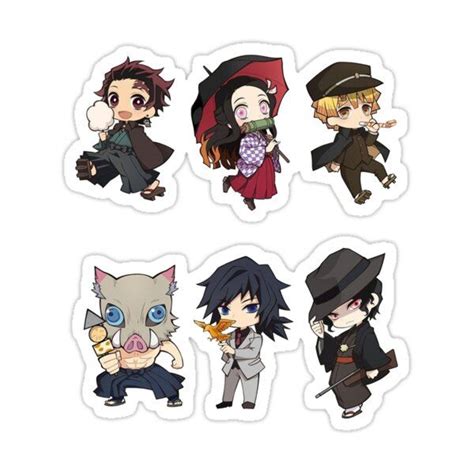 Kimetsu No Yaiba Stickers Anime Printables Anime Chibi Cute Stickers