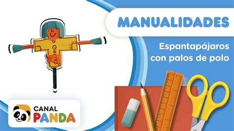 ESPANTAPÁJAROS con PALOS DE POLO en 2 MINUTOS MANUALIDADES FÁCILES