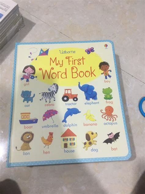 Usborne My First Word Book Hardcover Shopee Malaysia