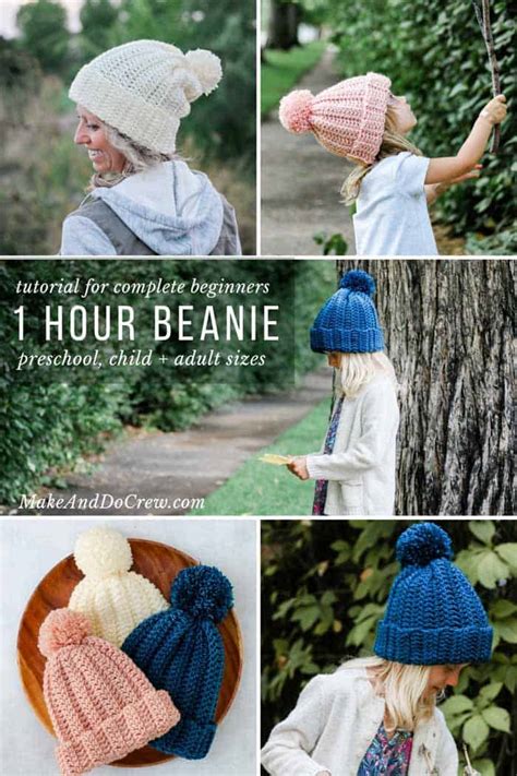 easy-crochet-hat-tutorial-for-beginners » Make & Do Crew