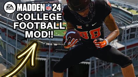 Madden 24 College Football PC Mod Gameplay TCU VS Oklahoma State