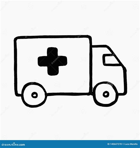 Ambulance Icon Vector From Emergencies Collection Thin Line Ambulance