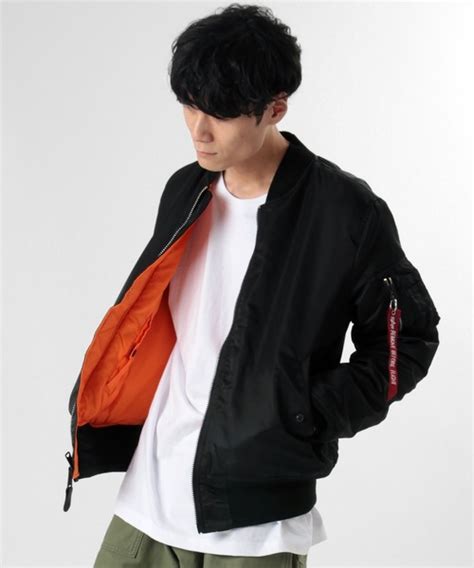 ALPHAアルファのALPHA INDUSTRIES アルファ インダストリーズMA 1 TIGHT FIT フライトジャケット