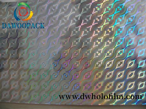 Bopp holographic film - PET hologram film,Seamless PVC holographic film