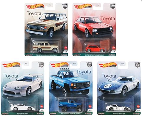 MODELOS ESCALA 1 64 TOYOTA SERIE CLASICOS 2021 HOT WHEELS PREMIUM