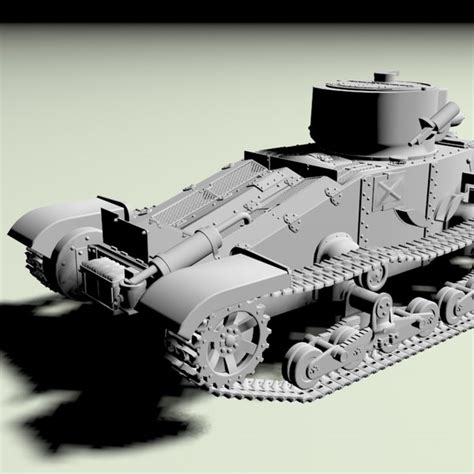 3d model matilda infantry tank