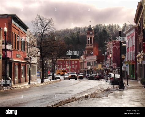 Saranac Lake New York Usa January 19 2017 The Beautiful Small