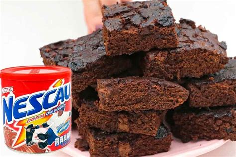 Brownie de nescau uma receita de confeitaria para você fazer em casa